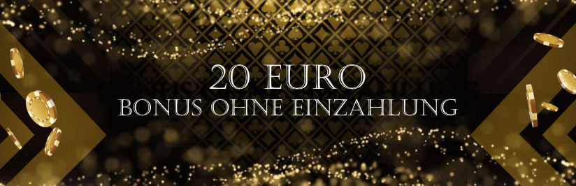 20 Euro Bonus ohne Einzahlung Banner