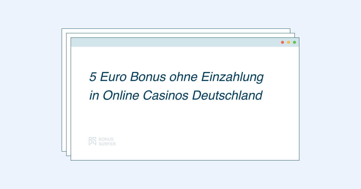 5 euro bonus ohne einzahlung