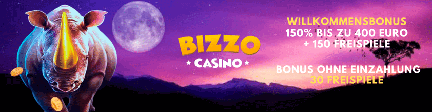 Bizzo casino banner