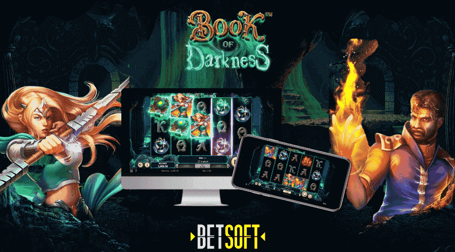 book of darkness slot user interface