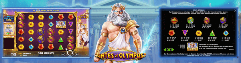 gates of olympus slot gameplay