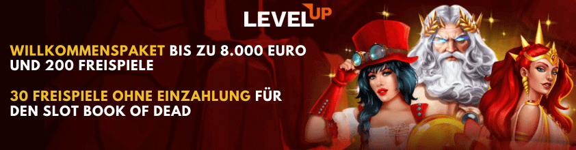 levelup casino banner