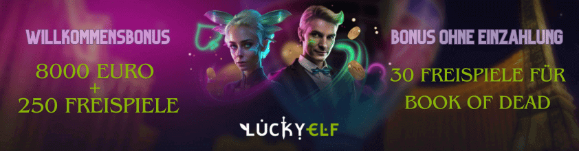 luckyelf casino banner