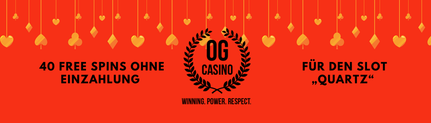OG Casino 40 FS ohne Einzahlung Banner