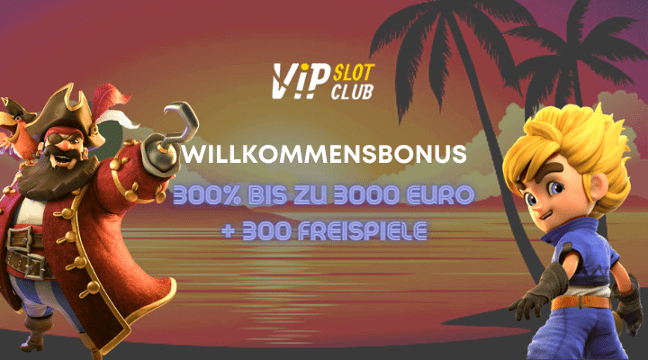 Vipslot.club Casino – Willkommensbonus bis zu 3000 Euro